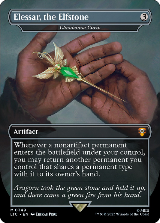 Elessar, the Elfstone / Cloudstone Curio (LTC-349) (Borderless)