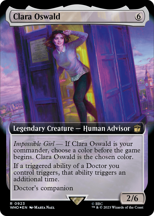 Clara Oswald (WHO-923) (Extended Art) (Surge Foil)