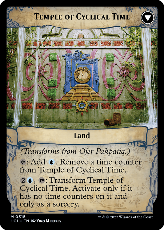 Ojer Pakpatiq, Deepest Epoch // Temple of Cyclical Time (LCI-315) (Showcase) (Foil)