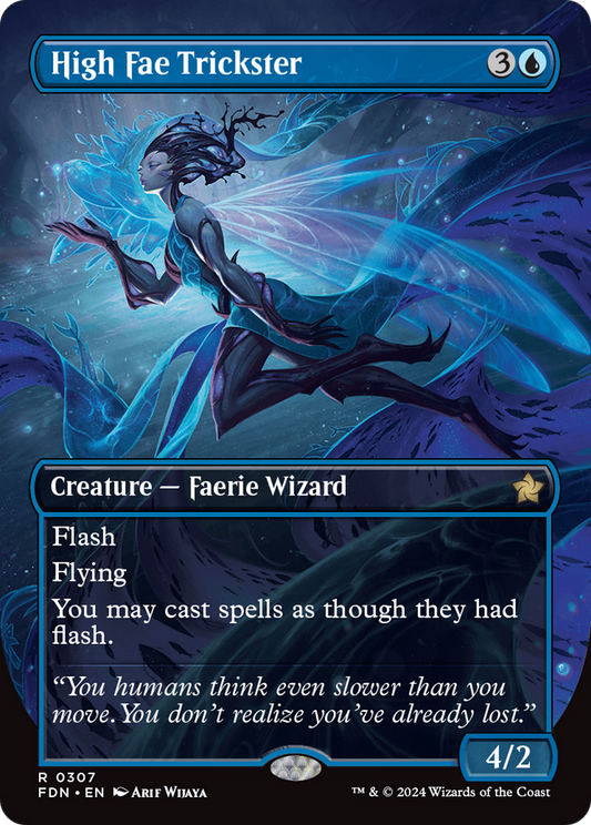 High Fae Trickster (FDN-307) (Borderless) (Foil)