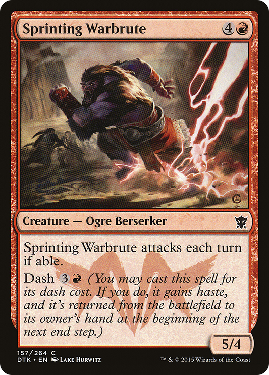 Sprinting Warbrute (DTK-157) (Foil)
