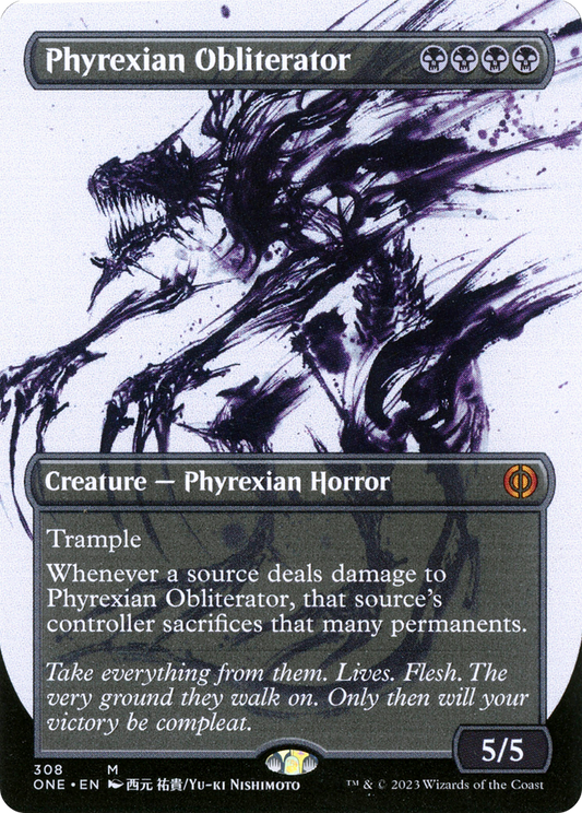 Phyrexian Obliterator (ONE-308) (Showcase) (Borderless)