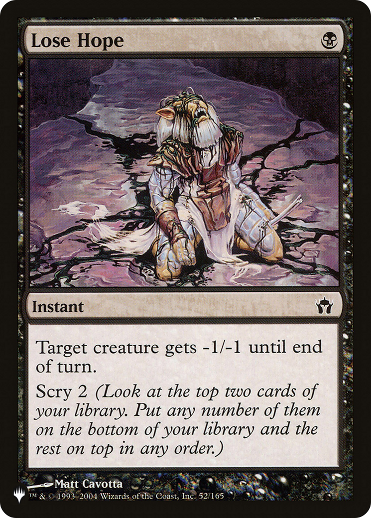 Lose Hope (LIST-5DN-52)