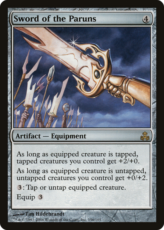 Sword of the Paruns (GPT-156) (Foil)