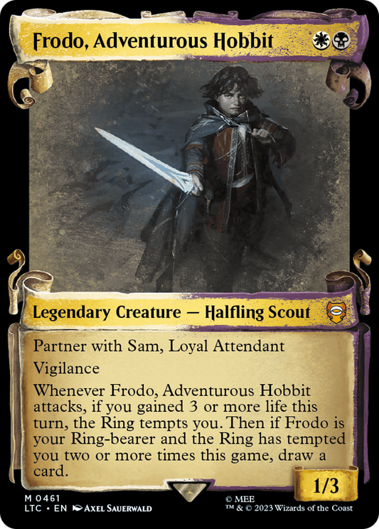 Frodo, Adventurous Hobbit (LTC-461) (Showcase) (Scroll)