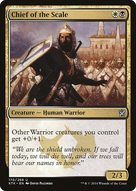 Chief of the Scale (KTK-170) (Foil)