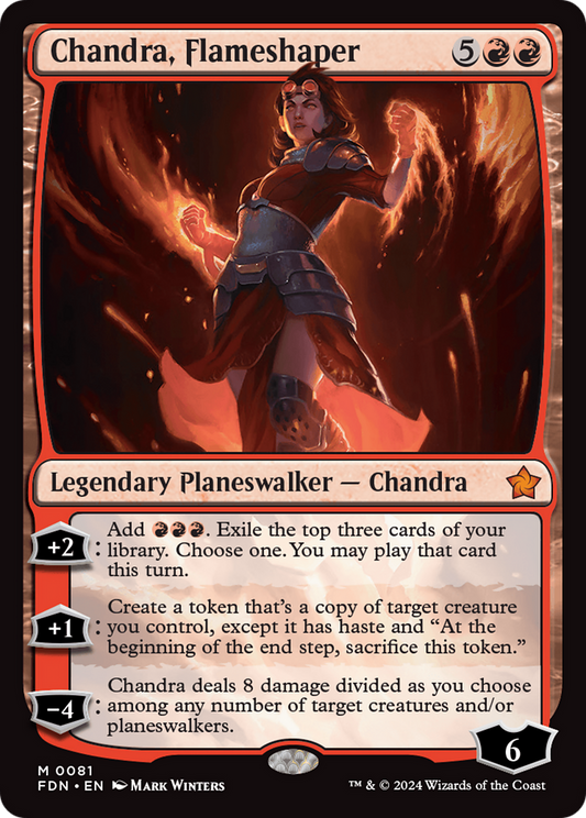 Chandra, Flameshaper (FDN-081) (Foil)