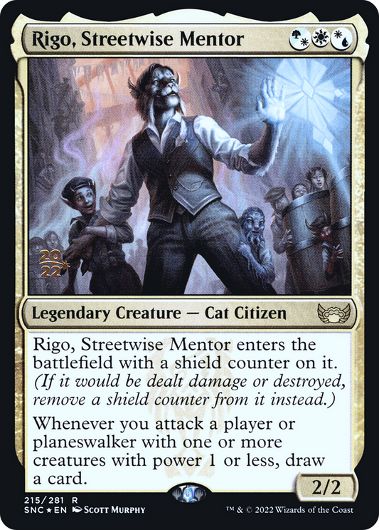 Rigo, Streetwise Mentor (PRE-215S) (Foil)
