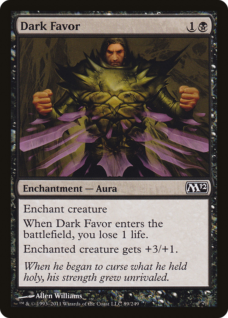 Dark Favor (M12-089) (Foil)