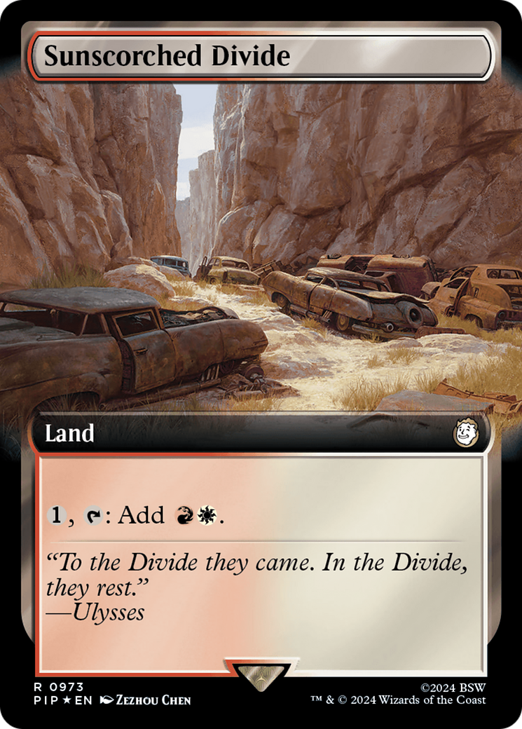 Sunscorched Divide (PIP-973) (Extended Art) (Surge Foil)