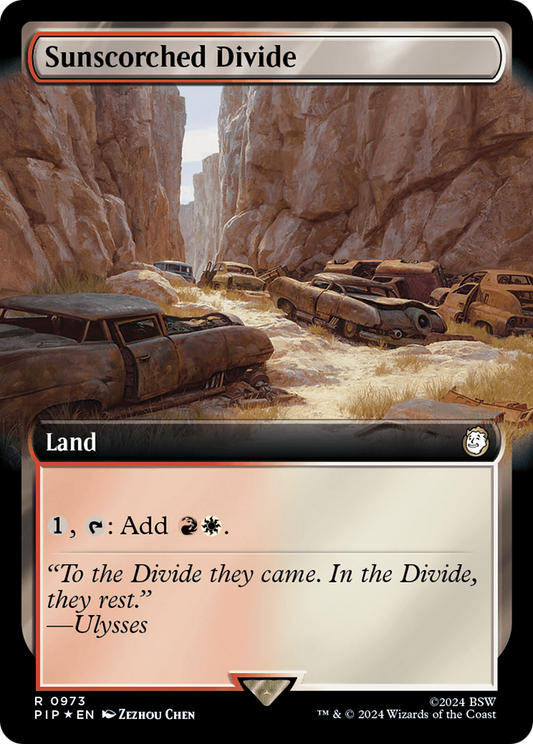 Sunscorched Divide (PIP-973) (Extended Art) (Surge Foil)