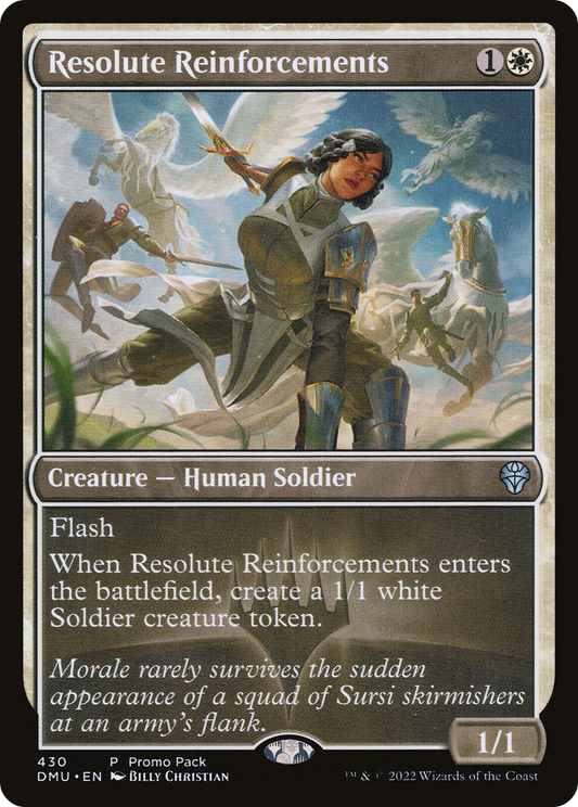 Resolute Reinforcements (PPDMU-430) (Foil)