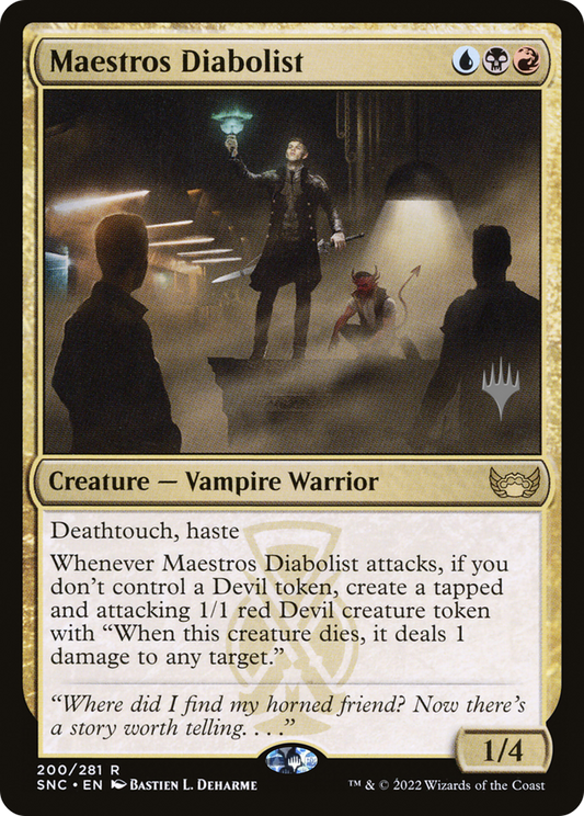 Maestros Diabolist (PPSNC-200P) (Foil)