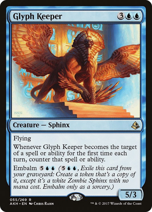 Glyph Keeper (AKH-055) (Foil)