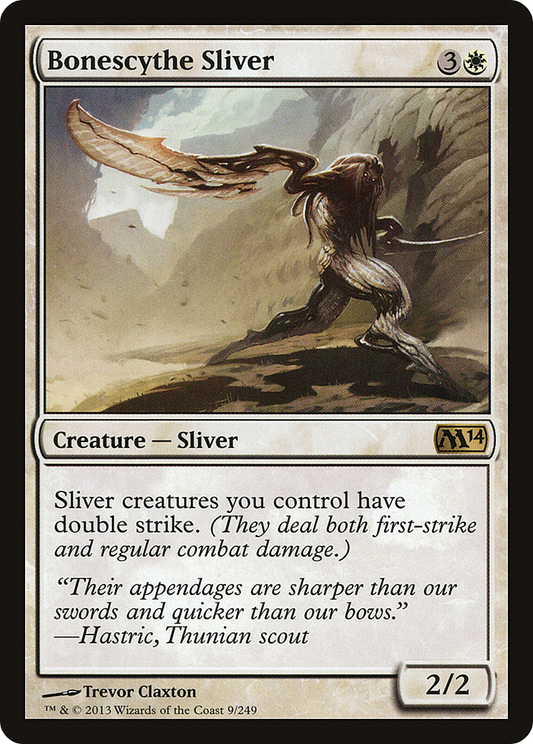 Bonescythe Sliver (M14-009) (Foil)