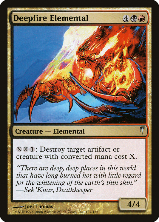 Deepfire Elemental (CSP-127) (Foil)