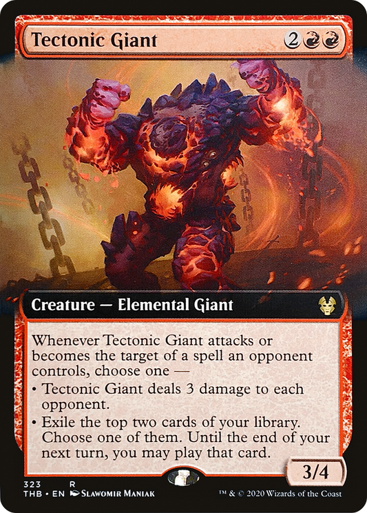 Tectonic Giant (THB-323) (Extended Art) (Foil)