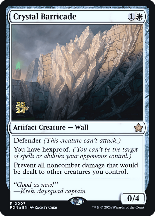 Crystal Barricade (PRE-07S) (Foil)