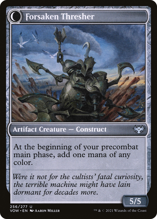 Foreboding Statue // Forsaken Thresher (VOW-256) (Foil)