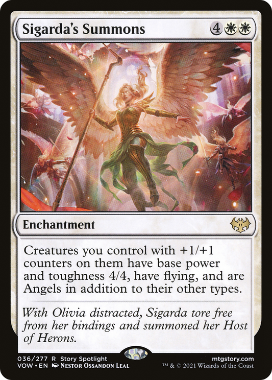 Sigarda's Summons (VOW-036) (Foil)