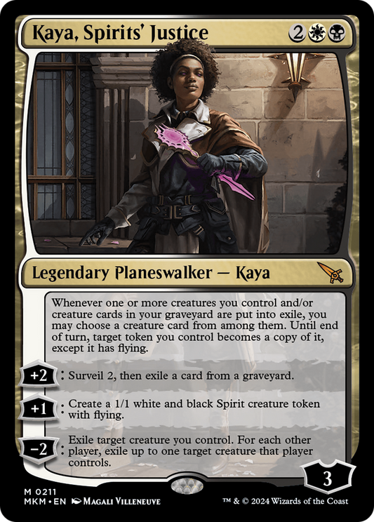 Kaya, Spirits' Justice (MKM-211) (Foil)