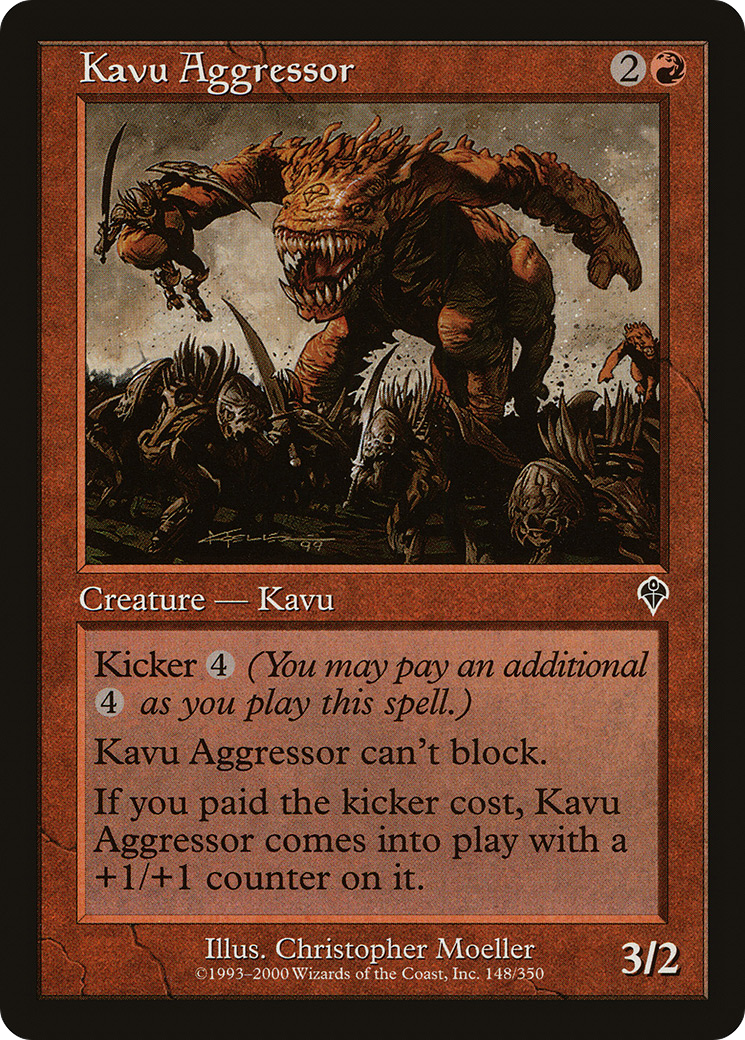 Kavu Aggressor (INV-148) (Foil)