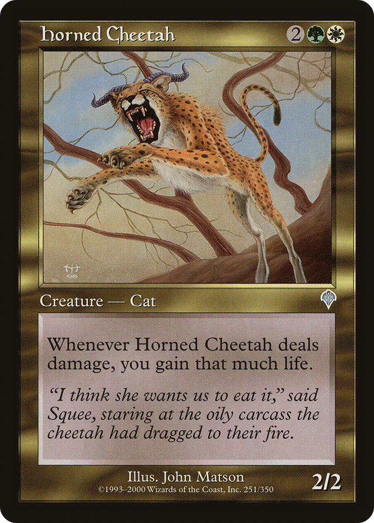 Horned Cheetah (INV-251)