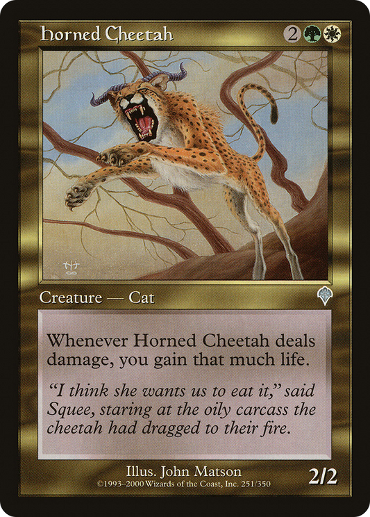 Horned Cheetah (INV-251) (Foil)