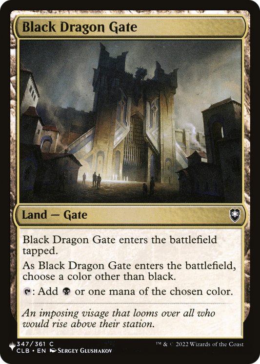 Black Dragon Gate (LIST-CLB-347)