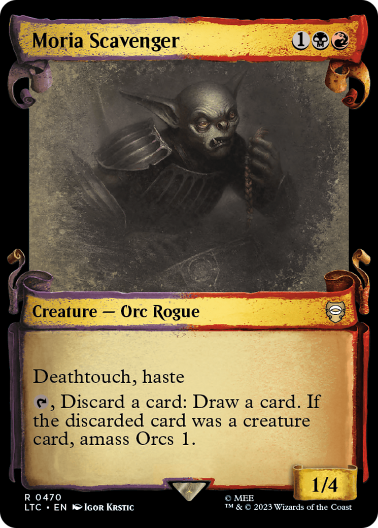 Moria Scavenger (LTC-470) (Showcase) (Scroll) (Foil)