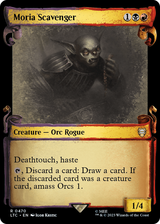 Moria Scavenger (LTC-470) (Showcase) (Scroll) (Foil)