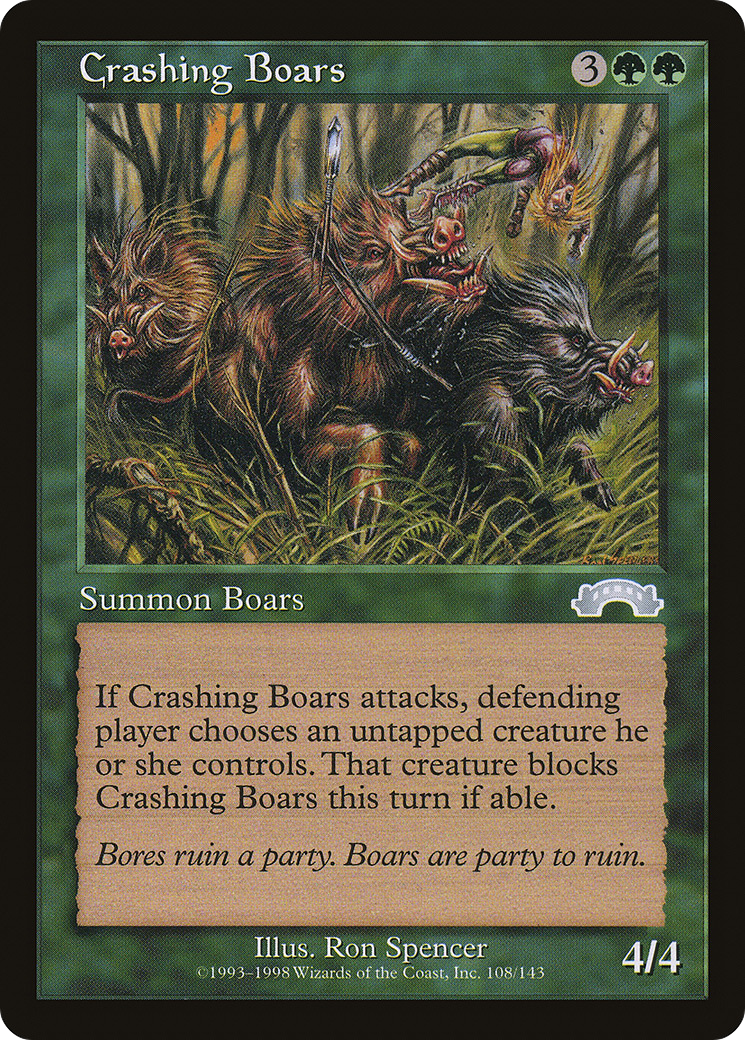 Crashing Boars (EXO-108)