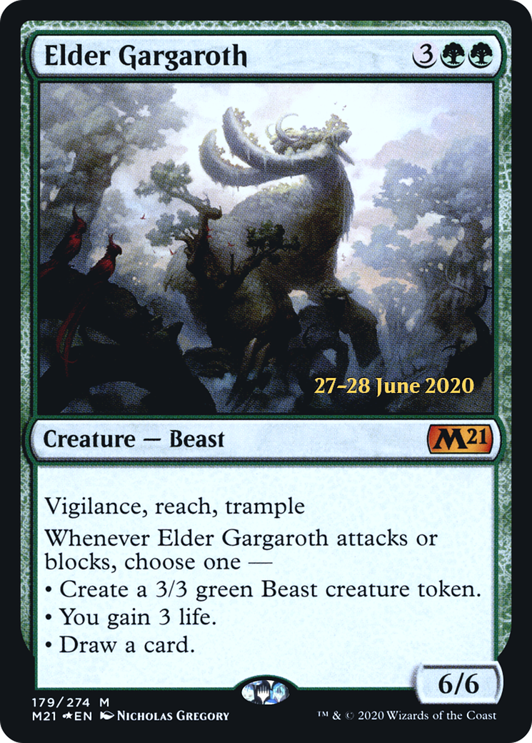 Elder Gargaroth (PRE-179S) (Foil)