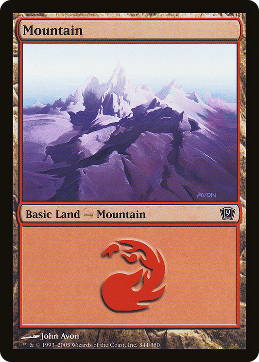 Mountain (9ED-344★) (Foil)