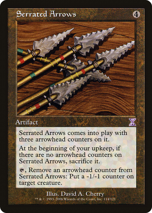 Serrated Arrows (TSB-114) (Foil)