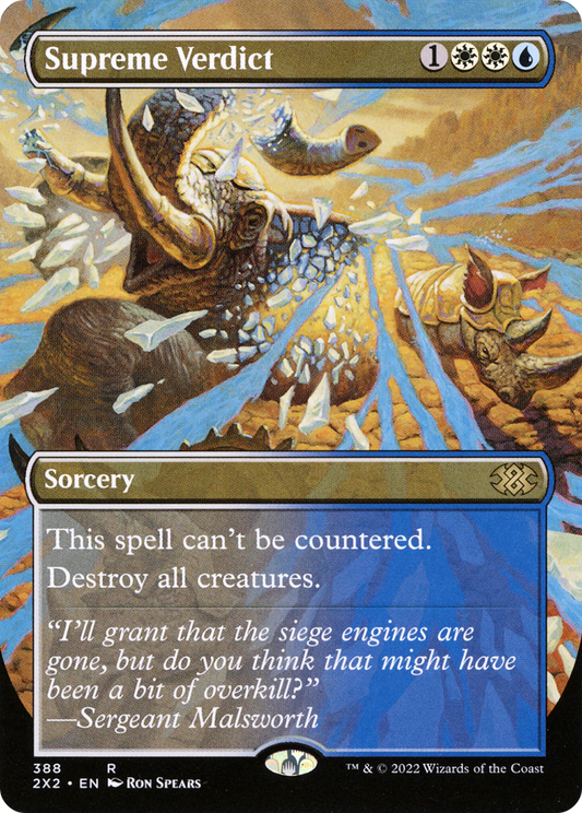 Supreme Verdict (2X2-388) (Borderless) (Foil)
