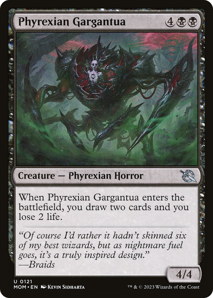 Phyrexian Gargantua (MOM-121) (Foil)
