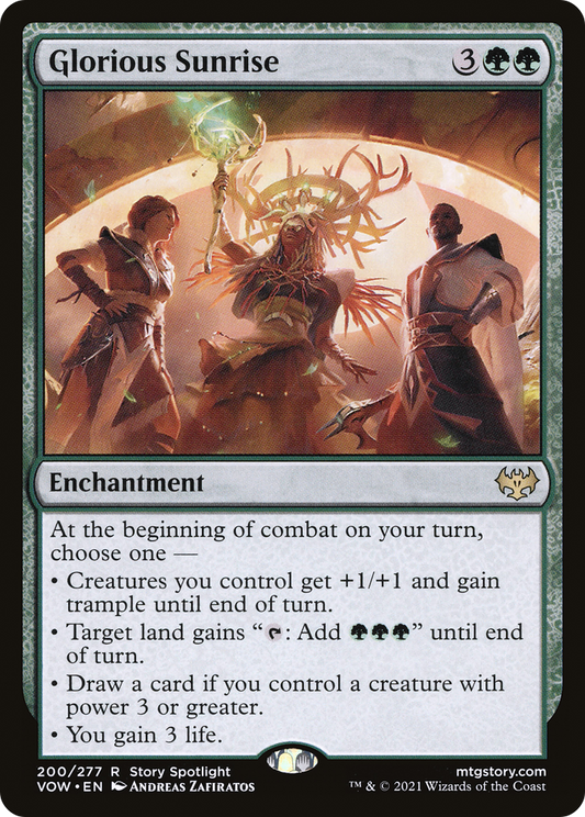 Glorious Sunrise (VOW-200) (Foil)
