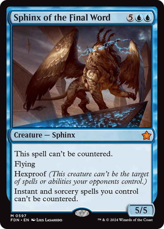 Sphinx of the Final Word (FDN-597)