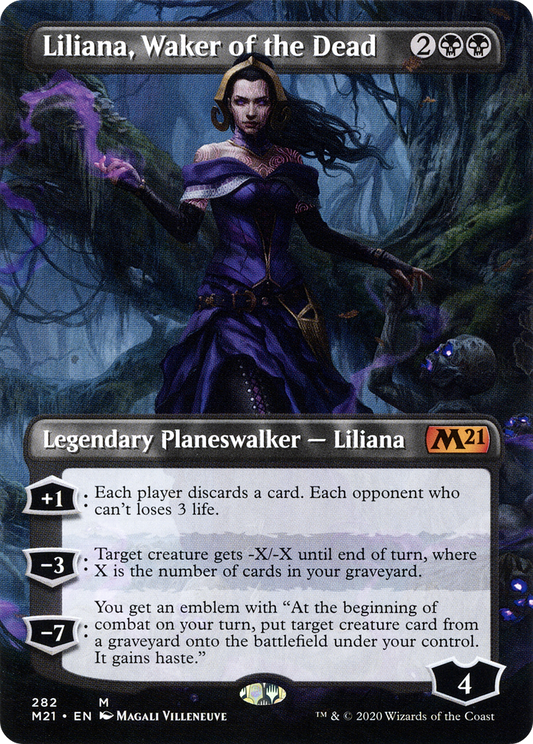 Liliana, Waker of the Dead (M21-282) (Borderless)