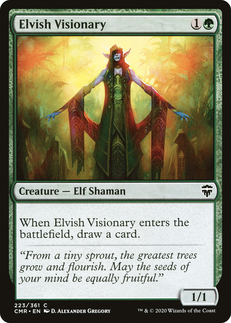 Elvish Visionary (CMR-223) (Foil)