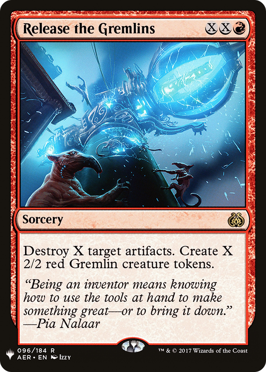 Release the Gremlins (LIST-AER-96)