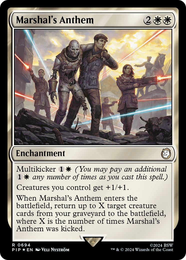 Marshal's Anthem (PIP-694) (Extended Art) (Surge Foil)