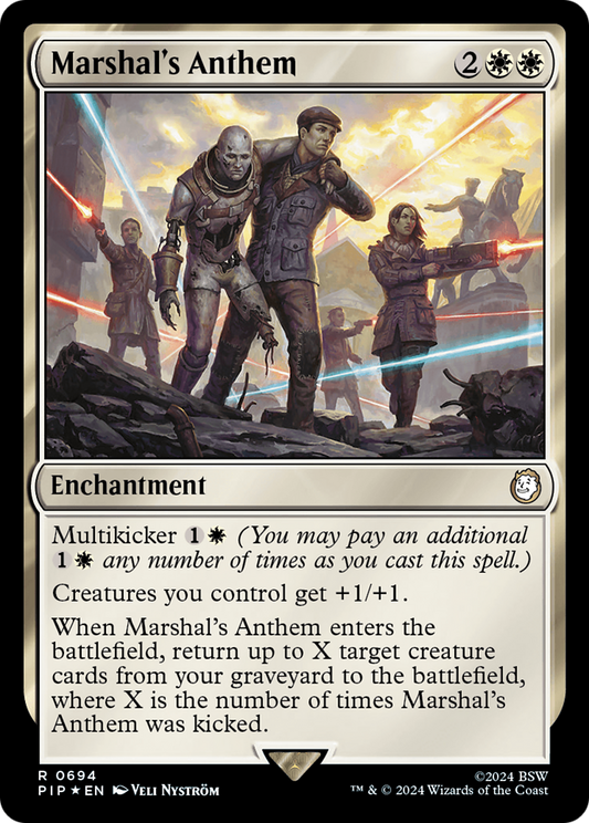 Marshal's Anthem (PIP-694) (Extended Art) (Surge Foil)