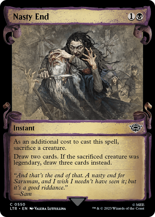 Nasty End (LTR-550) (Showcase) (Scroll) (Foil)