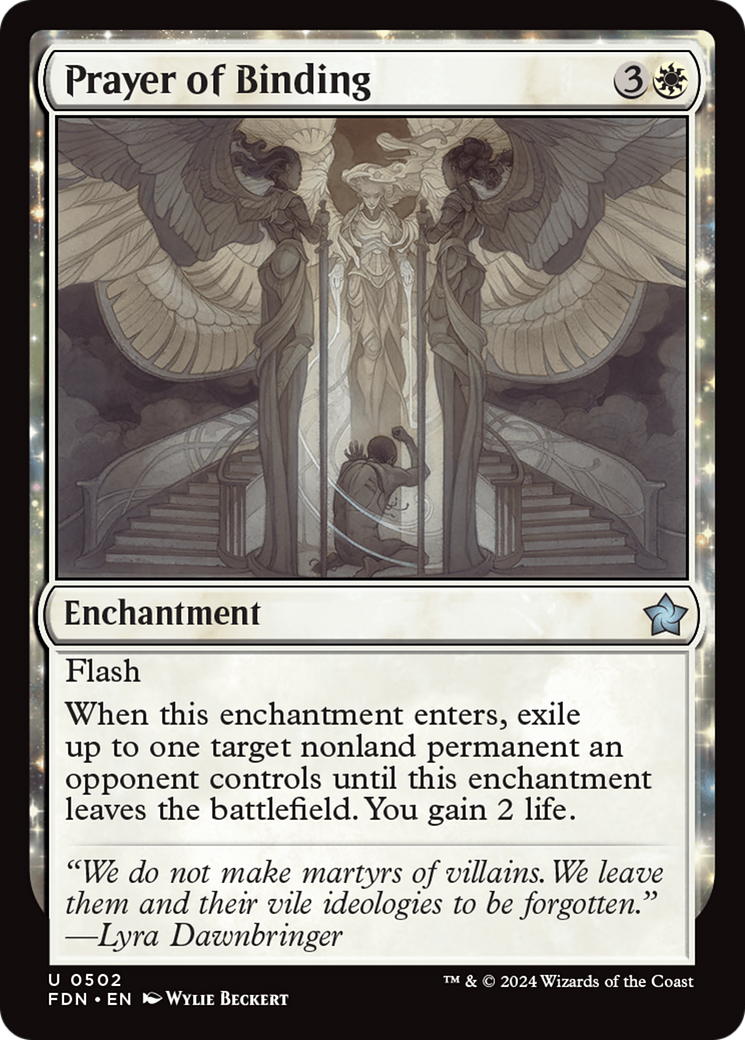 Prayer of Binding (FDN-502)