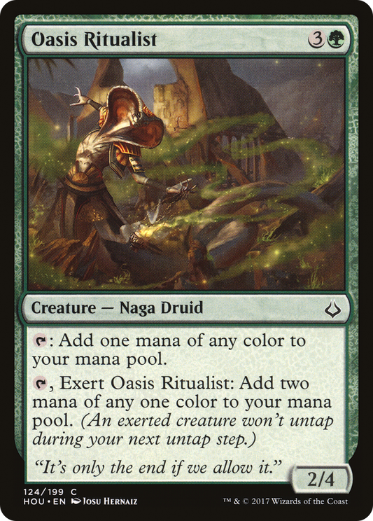 Oasis Ritualist (HOU-124) (Foil)
