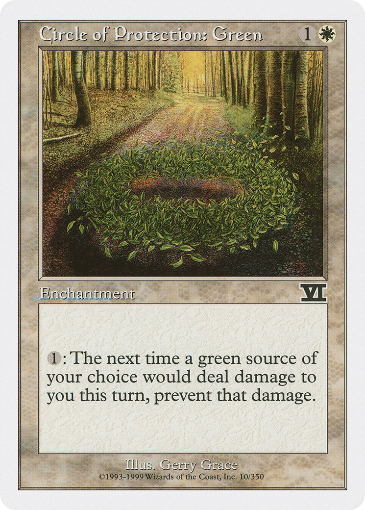 Circle of Protection: Green (6ED-010)