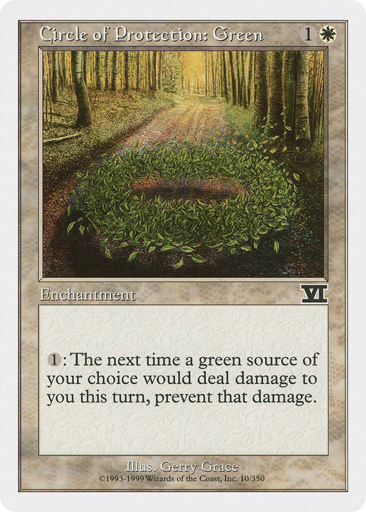 Circle of Protection: Green (6ED-010)
