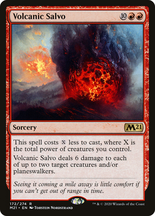 Volcanic Salvo (M21-172) (Foil)